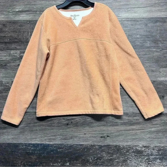 Van Heusen Peach Women's Sweater Fleece - Picture 1 of 4